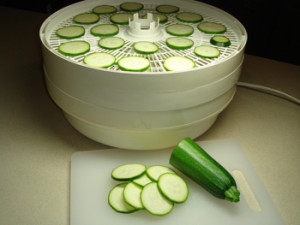 Dehydrating Zucchini