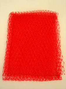 Red Homemade Scouring Pad