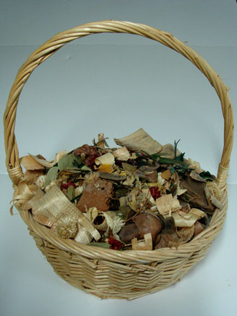 Basket of Cleaned Potpourri