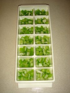 Celery Ice Cube Tray