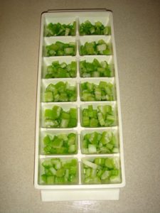 Celery Ice Cube Tray