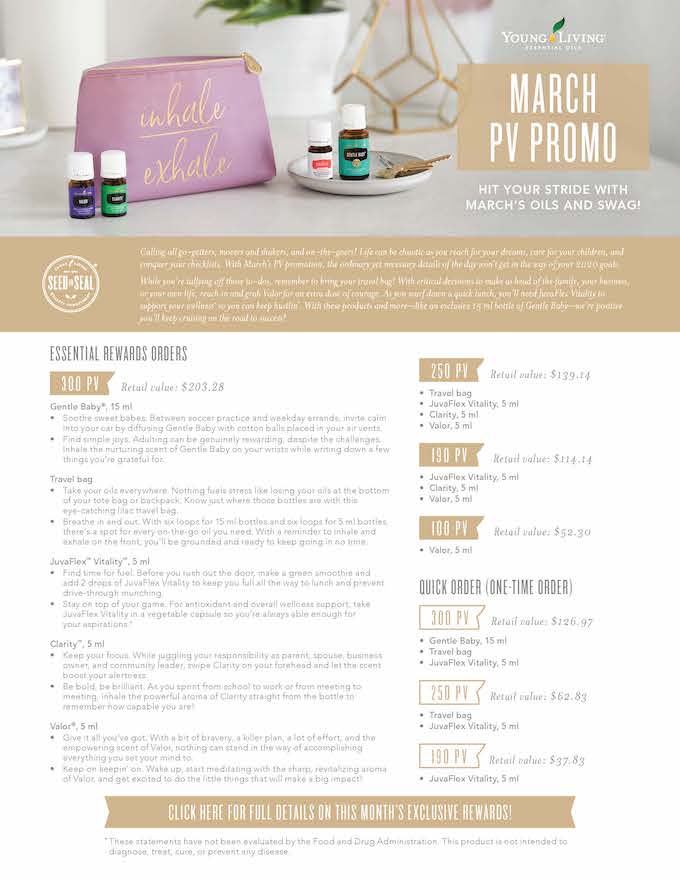 Current Young Living Promo